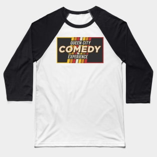 Queen City Comedy Experience Throwback Baseball T-Shirt